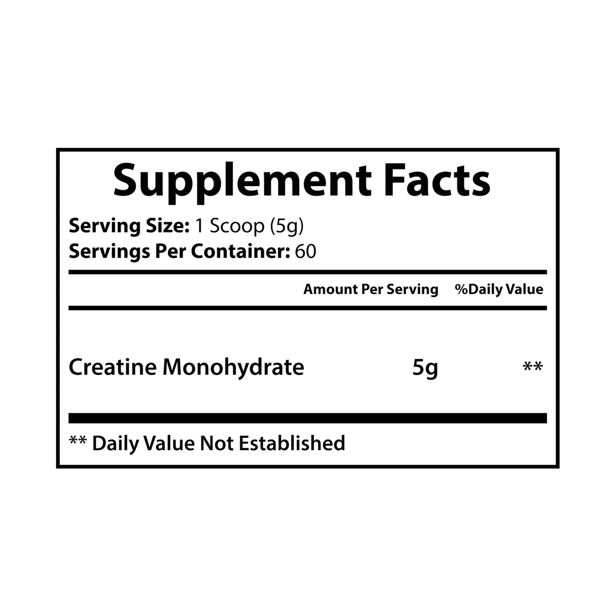 RPM Empire Creatine Monohydrate Supplement (300g, 10.58oz) - Image 7