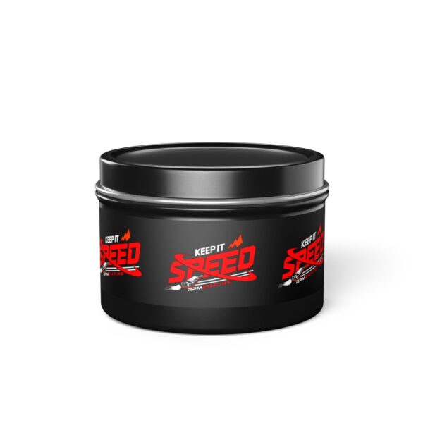 RPM Empire Keep it Speed-Themed Tin Candle | Gifts, Home Decor, Parties, Car Enthusiasts - Image 73