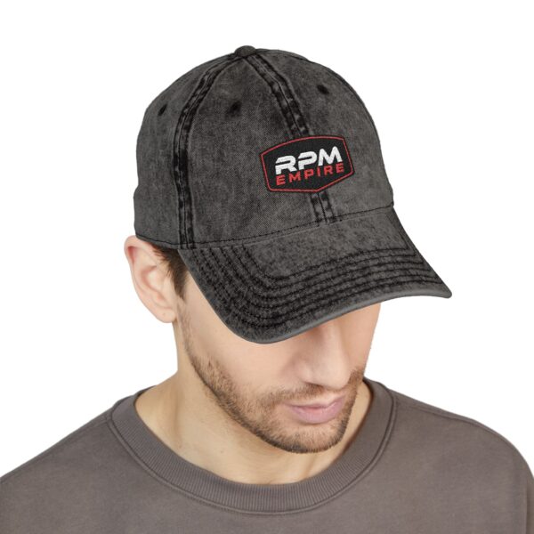 RPM Empire Vintage Embroidered Cap, Casual Baseball Hat, Unisex Adjustable Cap - Image 4