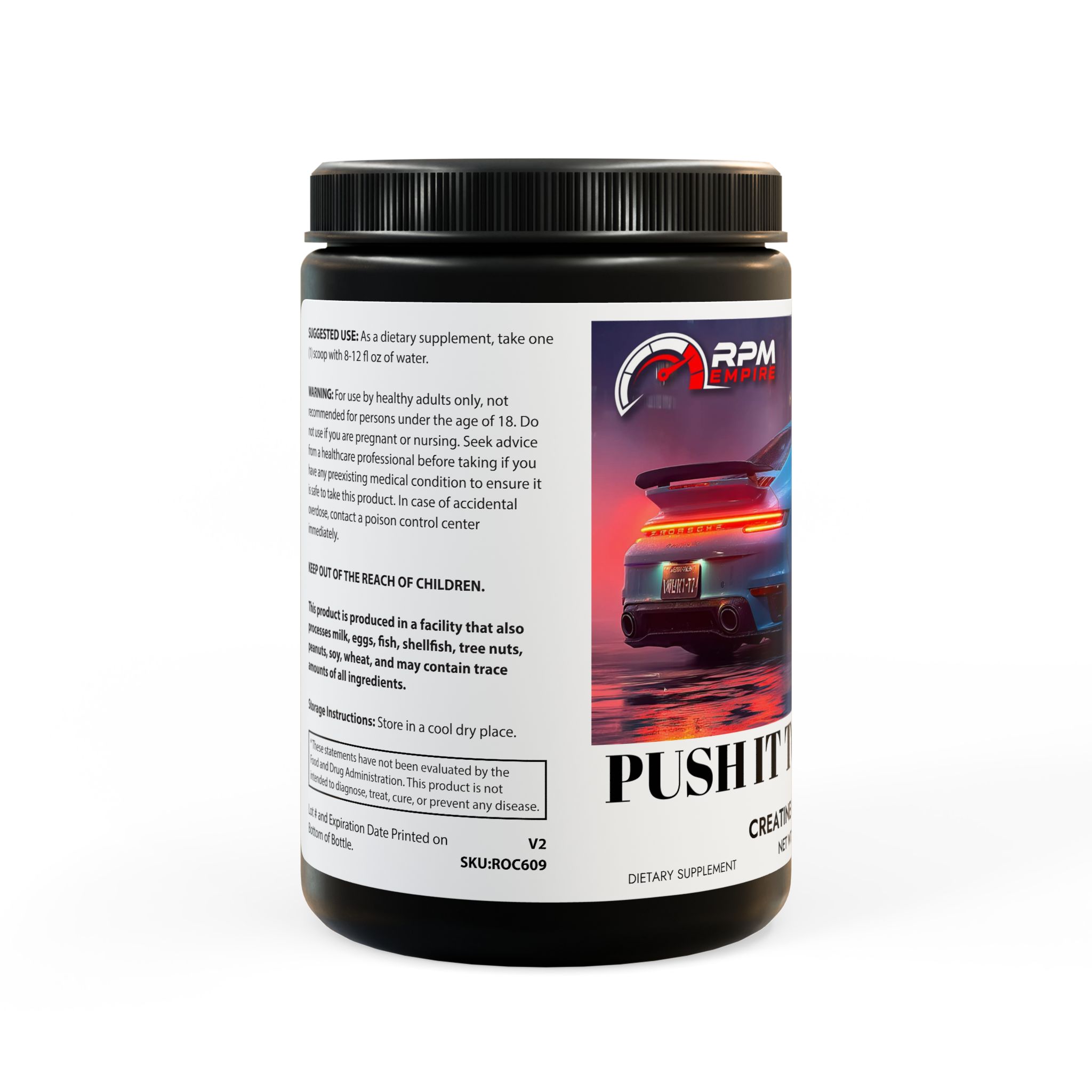 RPM Empire Creatine Monohydrate Supplement (300g, 10.58oz) - Image 2