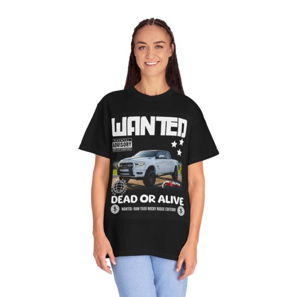 RPM Empire Wanted Dead or Alive Graphic T-Shirt, Casual Wear, Unisex Tee - Image 4