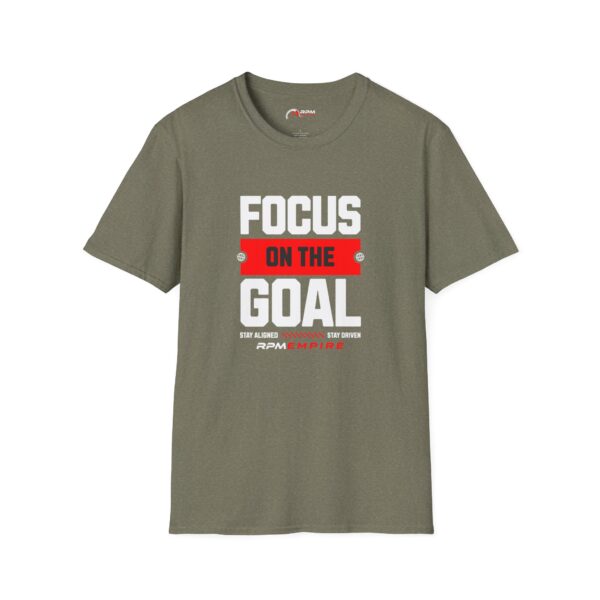 RPM Empire Focus on the Goal Unisex Softstyle T-Shirt: Empowering Graphic Tee for Casual Wear - Image 7