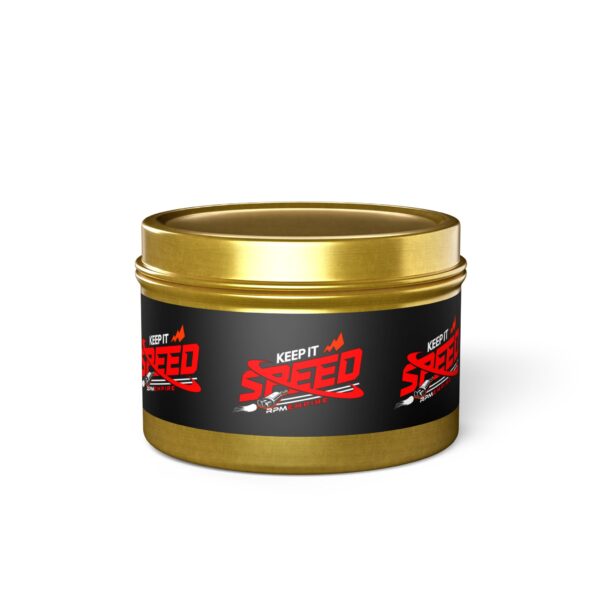 RPM Empire Keep it Speed-Themed Tin Candle | Gifts, Home Decor, Parties, Car Enthusiasts - Image 79