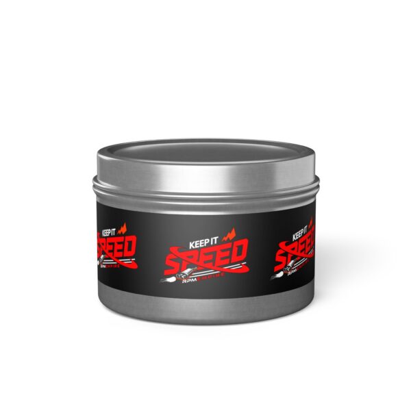 RPM Empire Keep it Speed-Themed Tin Candle | Gifts, Home Decor, Parties, Car Enthusiasts - Image 67
