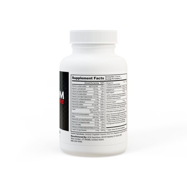 RPM Empire Multivitamin for Men Supplement (60 Capsules) - Image 3