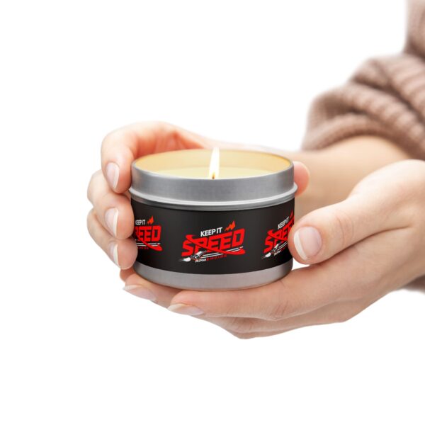 RPM Empire Keep it Speed-Themed Tin Candle | Gifts, Home Decor, Parties, Car Enthusiasts - Image 87