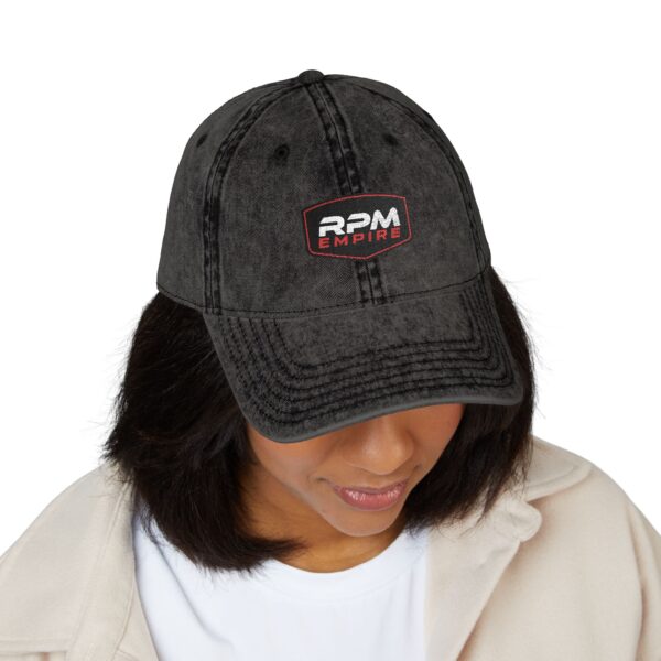 RPM Empire Vintage Embroidered Cap, Casual Baseball Hat, Unisex Adjustable Cap - Image 3