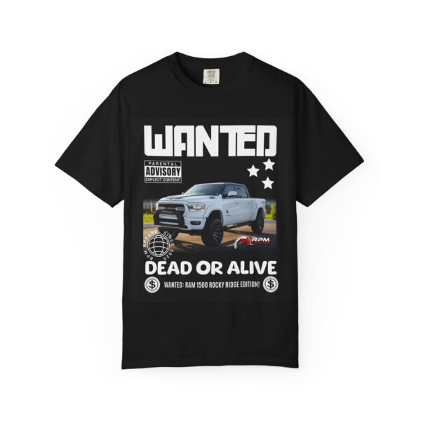 RPM Empire Wanted Dead or Alive Graphic T-Shirt, Casual Wear, Unisex Tee - Image 2