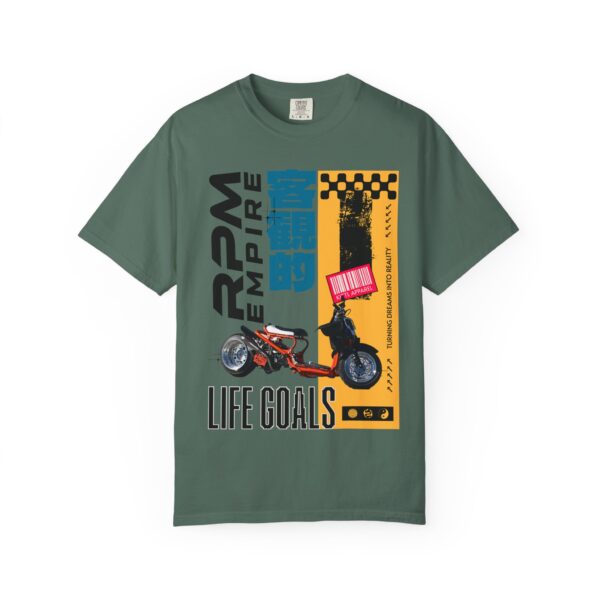 RPM Empire Life Goals Vintage-Inspired Motorcycle T-Shirt, Perfect Gift for Bikers - Image 37