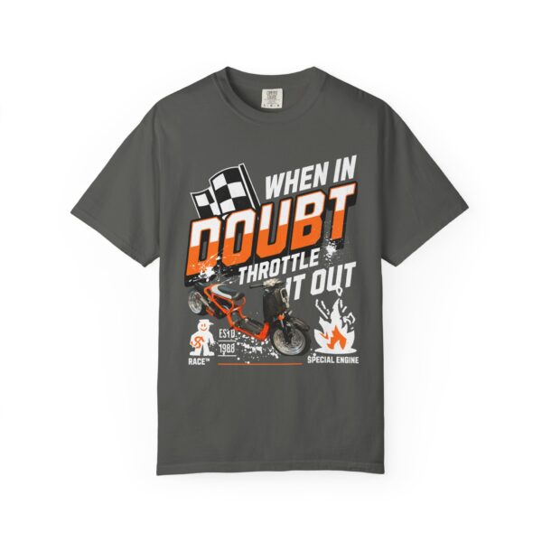 RPM Empire When in Doubt Throttle It Out T-shirt, Racer Gift - Image 2
