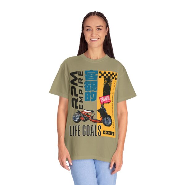 RPM Empire Life Goals Vintage-Inspired Motorcycle T-Shirt, Perfect Gift for Bikers - Image 22