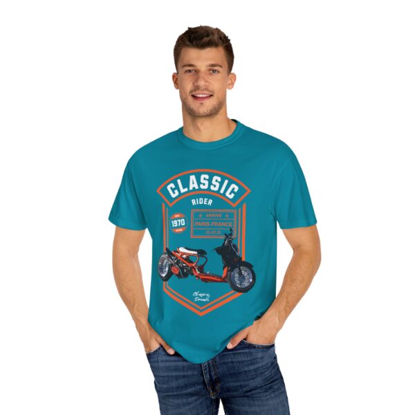 RPM Empire Classic Rider Unisex T-Shirt, Vintage Motorcycle Tee - Image 15