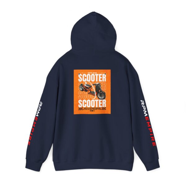 RPM Empire Unisex Heavy Blend Hoodie - Stylish Scooter Graphic - Image 21