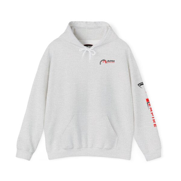 RPM Empire Road Jam Unisex Heavy Blend™ Hooded Sweatshirt | Cozy Biker Gift - Image 13