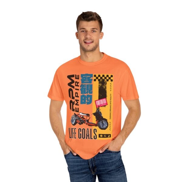 RPM Empire Life Goals Vintage-Inspired Motorcycle T-Shirt, Perfect Gift for Bikers - Image 15