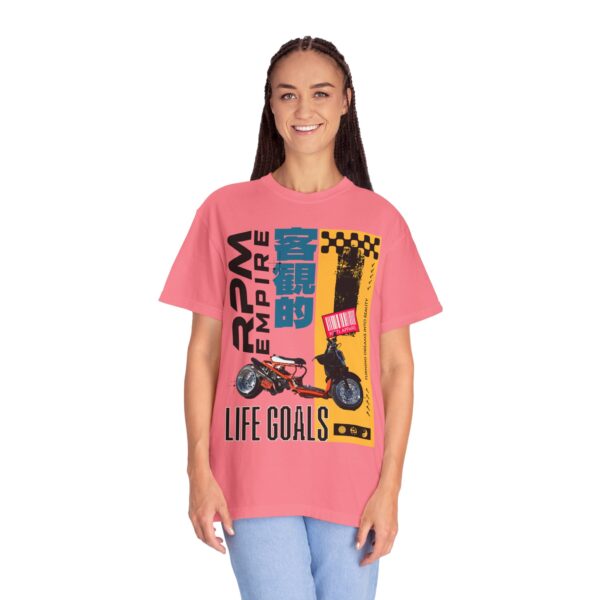 RPM Empire Life Goals Vintage-Inspired Motorcycle T-Shirt, Perfect Gift for Bikers - Image 58