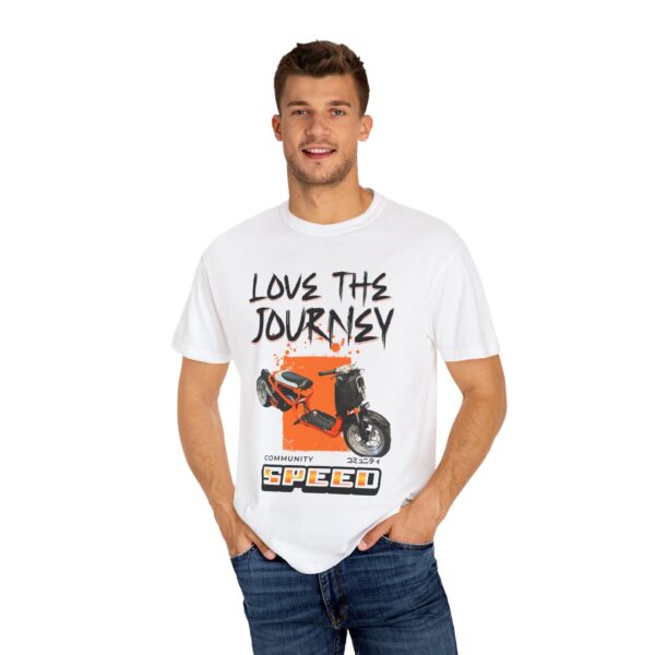 RPM Empire Love the Journey Unisex Garment-Dyed T-Shirt, Inspirational Tee - Image 3