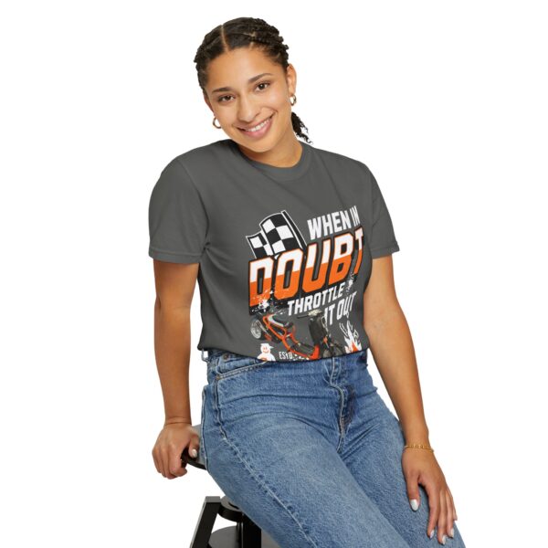 RPM Empire When in Doubt Throttle It Out T-shirt, Racer Gift - Image 4