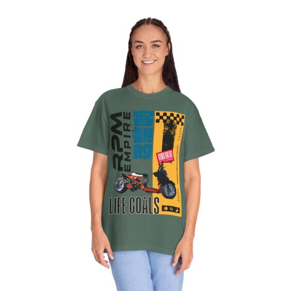 RPM Empire Life Goals Vintage-Inspired Motorcycle T-Shirt, Perfect Gift for Bikers - Image 40
