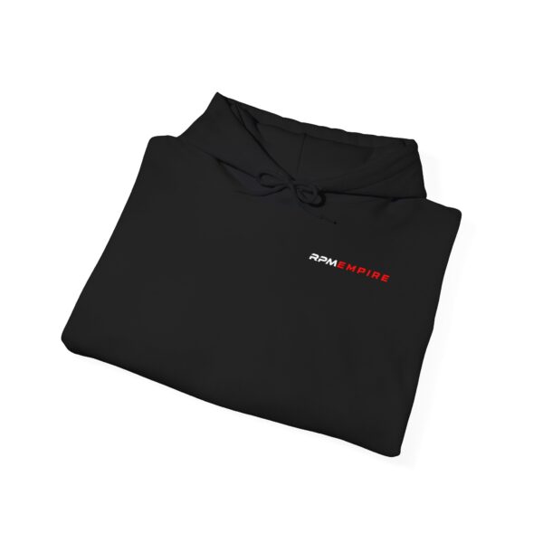 RPM Empire Unisex Heavy Blend Hoodie - Stylish Scooter Graphic - Image 4