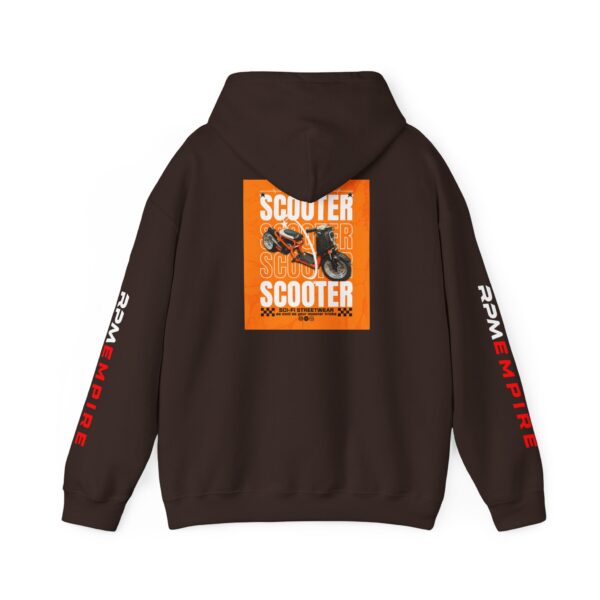 RPM Empire Unisex Heavy Blend Hoodie - Stylish Scooter Graphic - Image 8