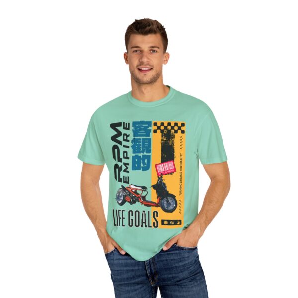 RPM Empire Life Goals Vintage-Inspired Motorcycle T-Shirt, Perfect Gift for Bikers - Image 33