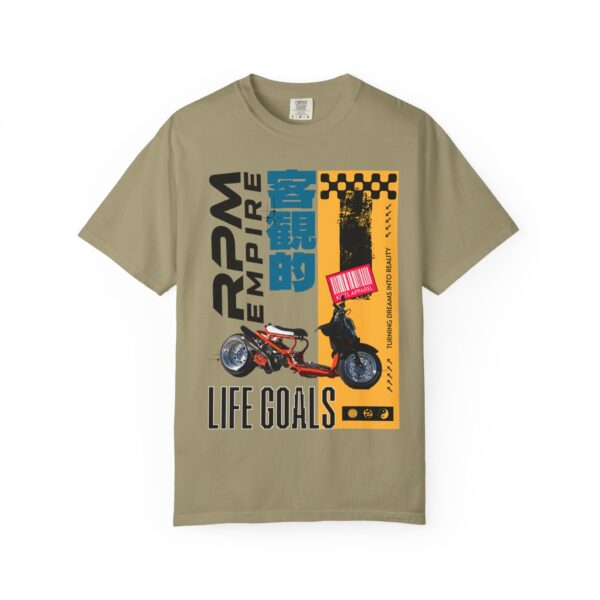 RPM Empire Life Goals Vintage-Inspired Motorcycle T-Shirt, Perfect Gift for Bikers - Image 19