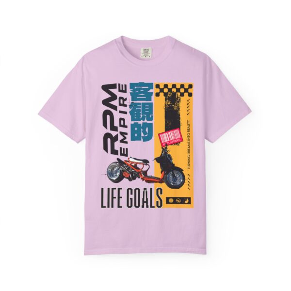 RPM Empire Life Goals Vintage-Inspired Motorcycle T-Shirt, Perfect Gift for Bikers - Image 49