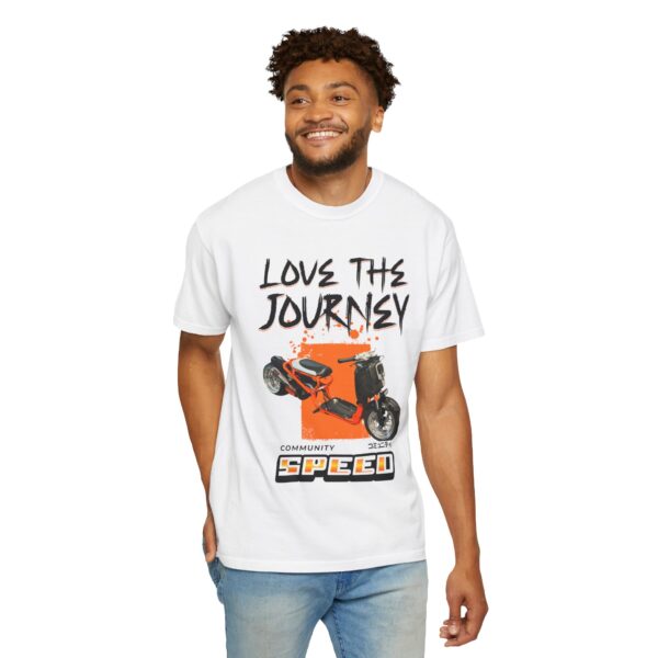 RPM Empire Love the Journey Unisex Garment-Dyed T-Shirt, Inspirational Tee - Image 5