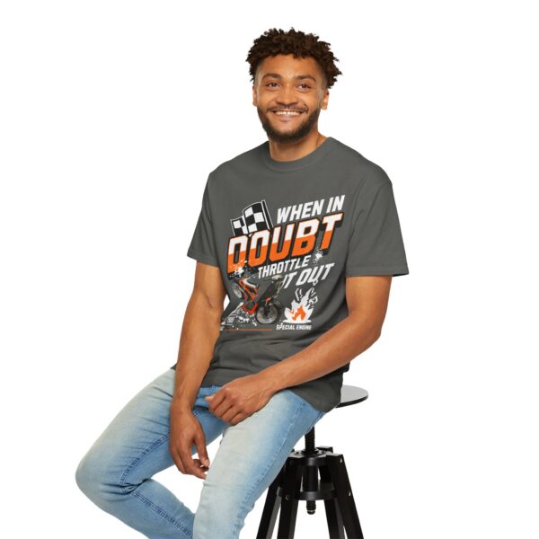 RPM Empire When in Doubt Throttle It Out T-shirt, Racer Gift - Image 6