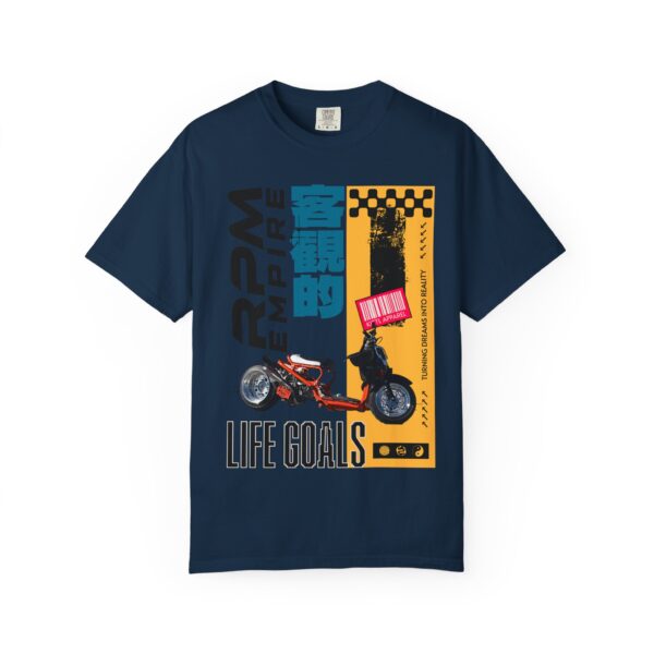 RPM Empire Life Goals Vintage-Inspired Motorcycle T-Shirt, Perfect Gift for Bikers - Image 43