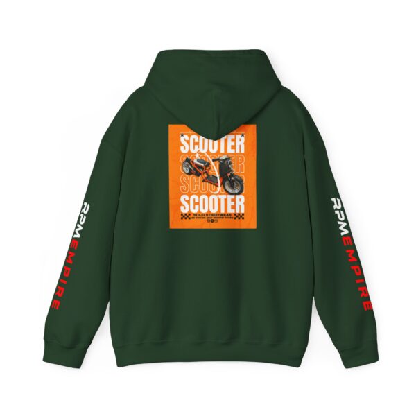 RPM Empire Unisex Heavy Blend Hoodie - Stylish Scooter Graphic - Image 14