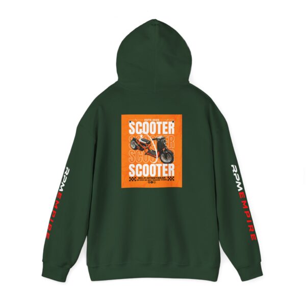RPM Empire Unisex Heavy Blend Hoodie - Stylish Scooter Graphic - Image 15