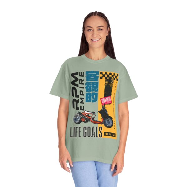 RPM Empire Life Goals Vintage-Inspired Motorcycle T-Shirt, Perfect Gift for Bikers - Image 28